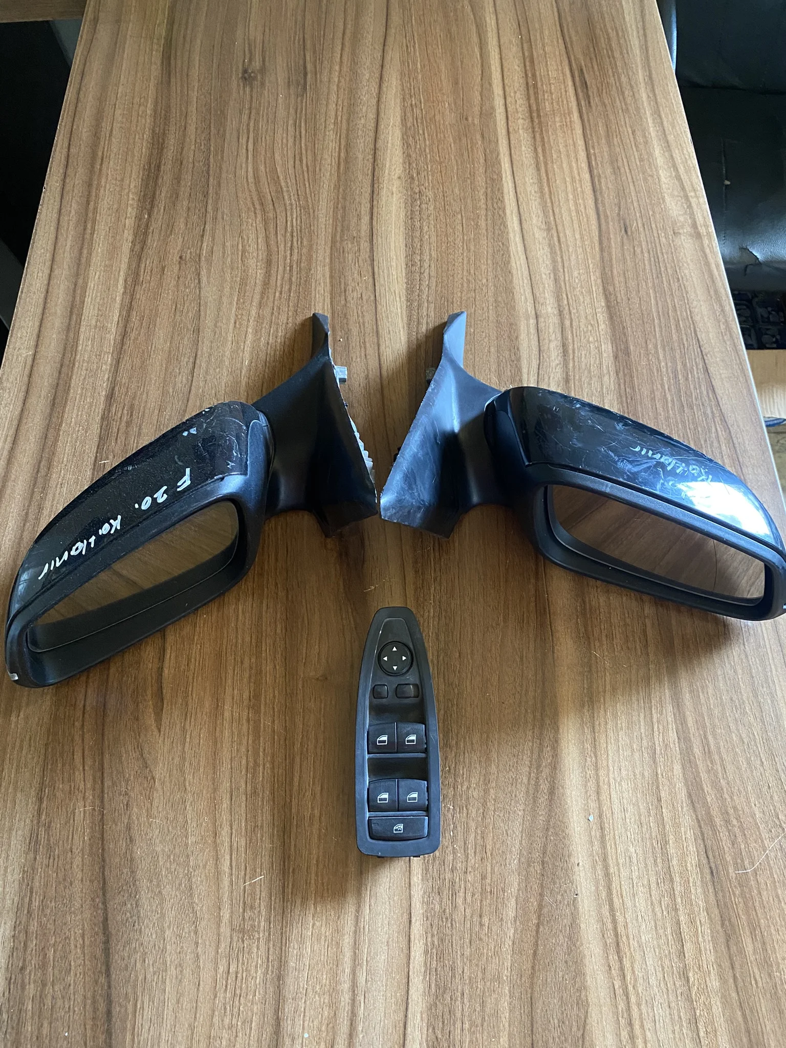 BMW f20 Sol VE Sağ Katlanırlı  Ayna  Cam Kumanda Paneli  Set  Çıkma Orijinal